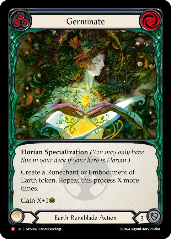 flesh and blood specialization cards Dev Touch: Crush Burn Anthem of Spring - Dusk