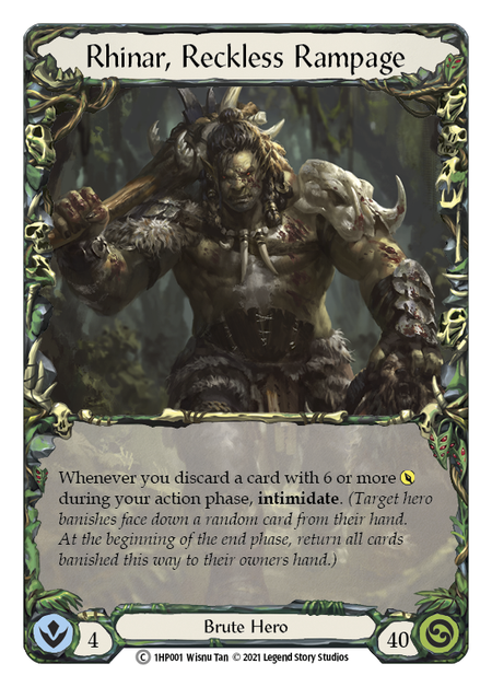 Rhinar, Reckless Rampage | Common – Fabarmory.com