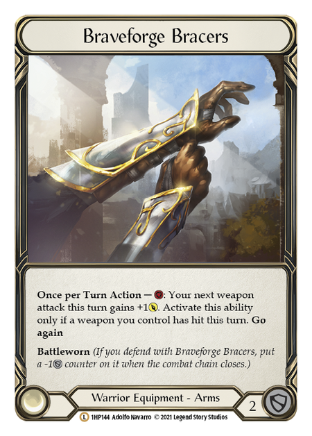 Braveforge Bracers | Legendary – Fabarmory.com