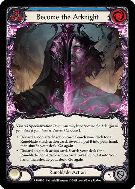 Become the Arknight | Super Rare [Rainbow Foil] - 1st Edition