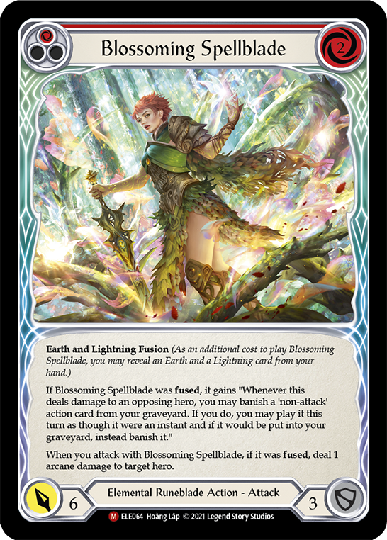 Blossoming Spellblade | Majestic [Rainbow Foil]