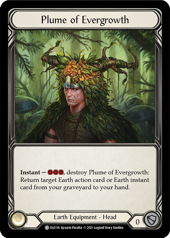 Plume of Evergrowth | Common [Cold Foil] - First Edition