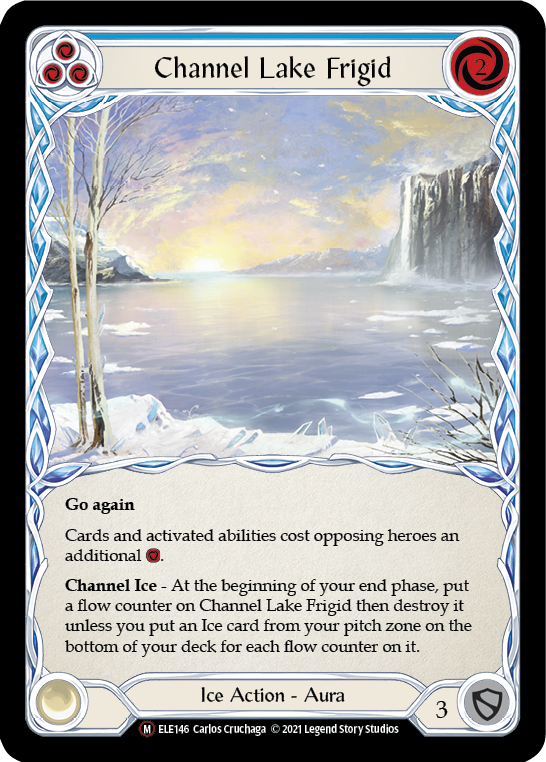 channel mtg card Channel Lake Frigid | Majestic