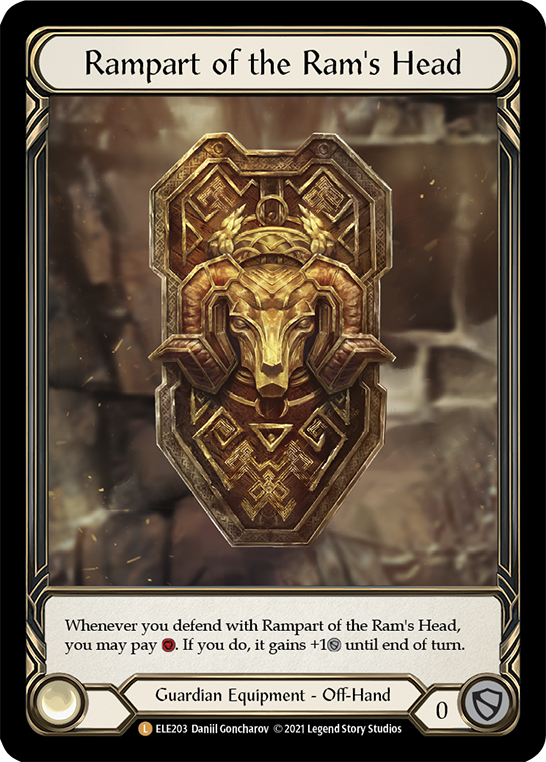 Rampart of the Ram's Head | Legendary [Cold Foil] - First Edition
