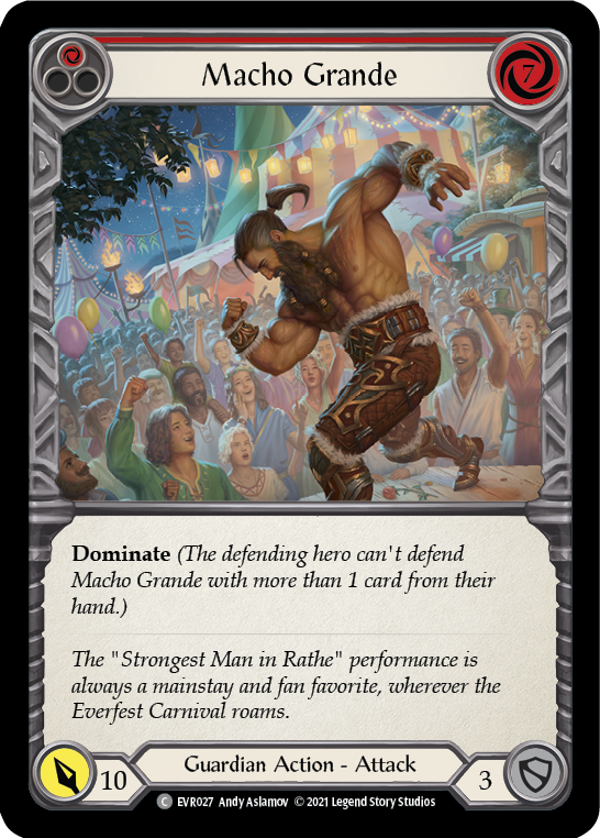 flesh and blood guardian cards Macho Grande (Red) | Common