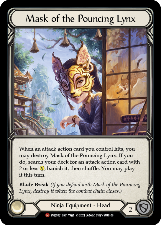 Mask of the Pouncing Lynx | Majestic [Cold Foil] - First Edition