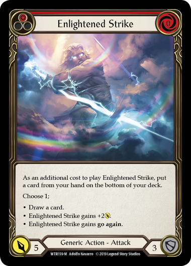 Enlightened Strike | Majestic [Rainbow Foil] - Alpha Print – Fabarmory.com