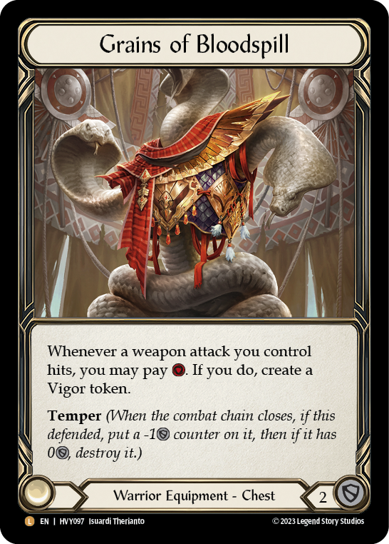 Grains of Bloodspill / 英語　RF Grains of Bloodspill | Legendary [Cold Foil] – Fabarmory.com