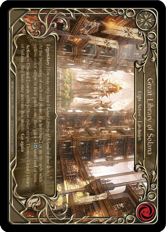 Great Library of Solana | Fabled [Rainbow Foil] - Unlimited