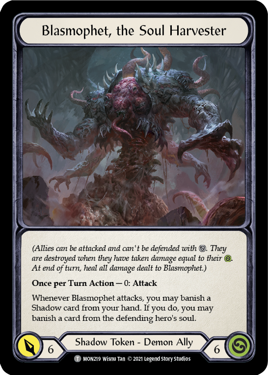 その他 Blasmophet the Soul Harvester CF Fab Blasmophet, the Soul Harvester | Token - First Edition – Fabarmory.com