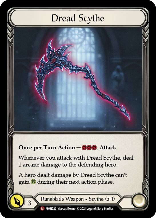 Dread Scythe | Majestic [Cold Foil] - First Edition