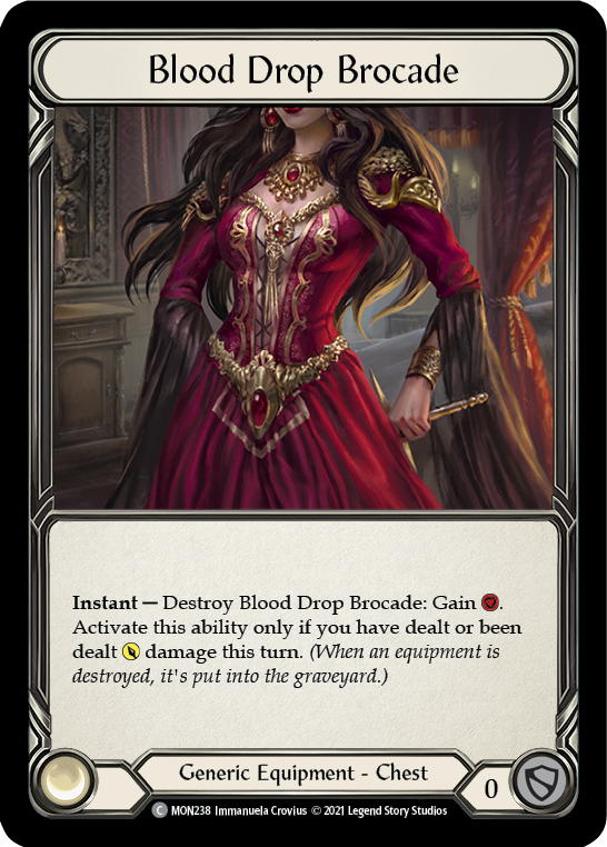 Blood Drop Brocade | Common [Cold Foil] - First Edition