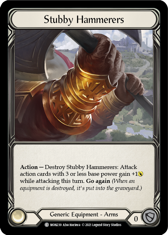 Stubby Hammerers | Common [Cold Foil] - First Edition