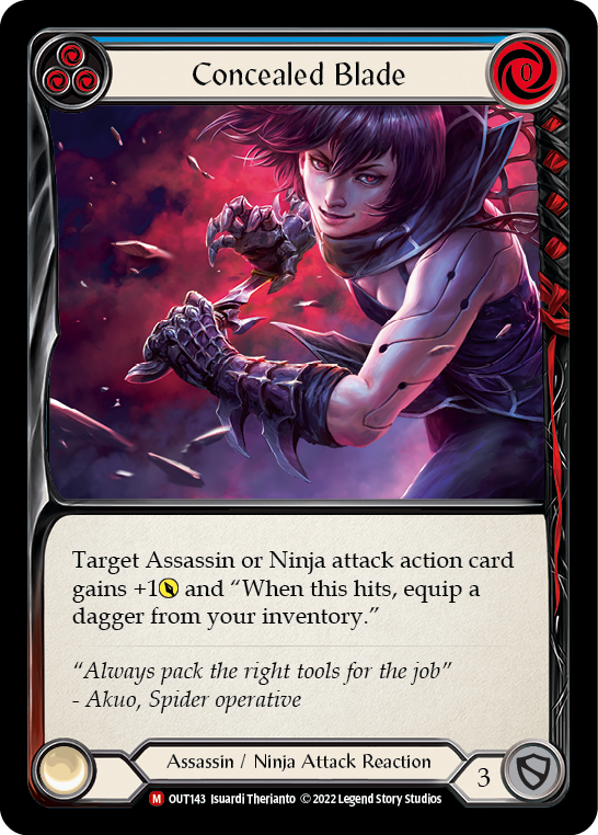 flesh and blood ninja cards Concealed Blade