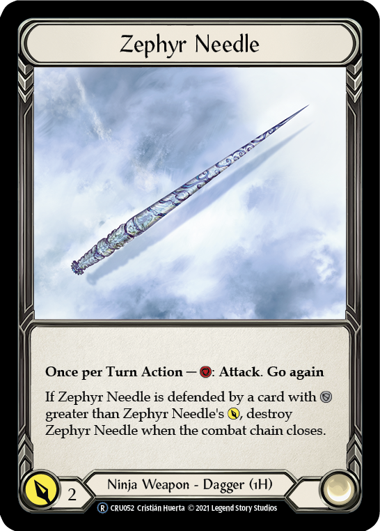 Zephyr Needle Right | Rare [Rainbow Foil] - Unlimited