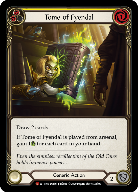 flesh and blood fabled cards Tome of Fyendal | Majestic