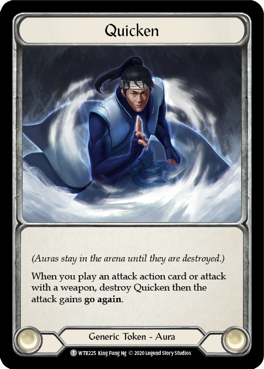 Flesh and Blood Quicken token CF 1枚 Quicken | Token - Unlimited – Fabarmory.com