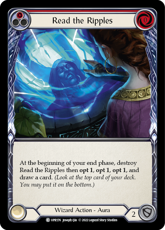 mtg unfinity card gallery Read the Ripples (Red)