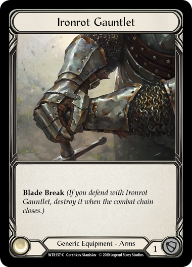 Ironrot Gauntlet | Common [Cold Foil] - Alpha Print