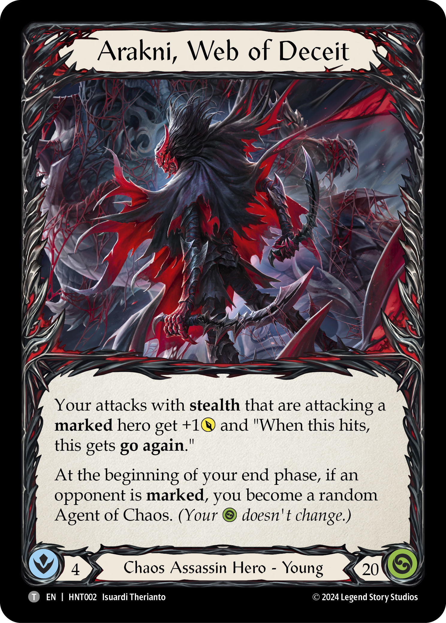 fab Arakni Funnel Web 英語版 marvel EN】《Cold Foil》[Chaos Assassin] Arakni, Funnel Web/凶牙