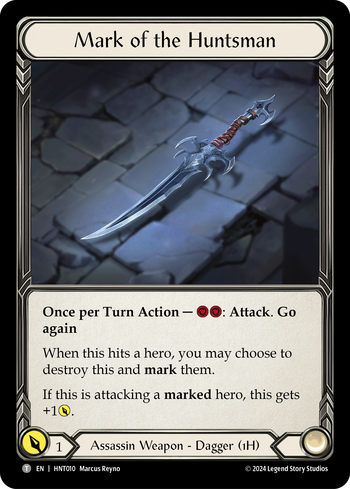 Kunai Of Retribution Gem Pack Cold Foil Promo Flesh and