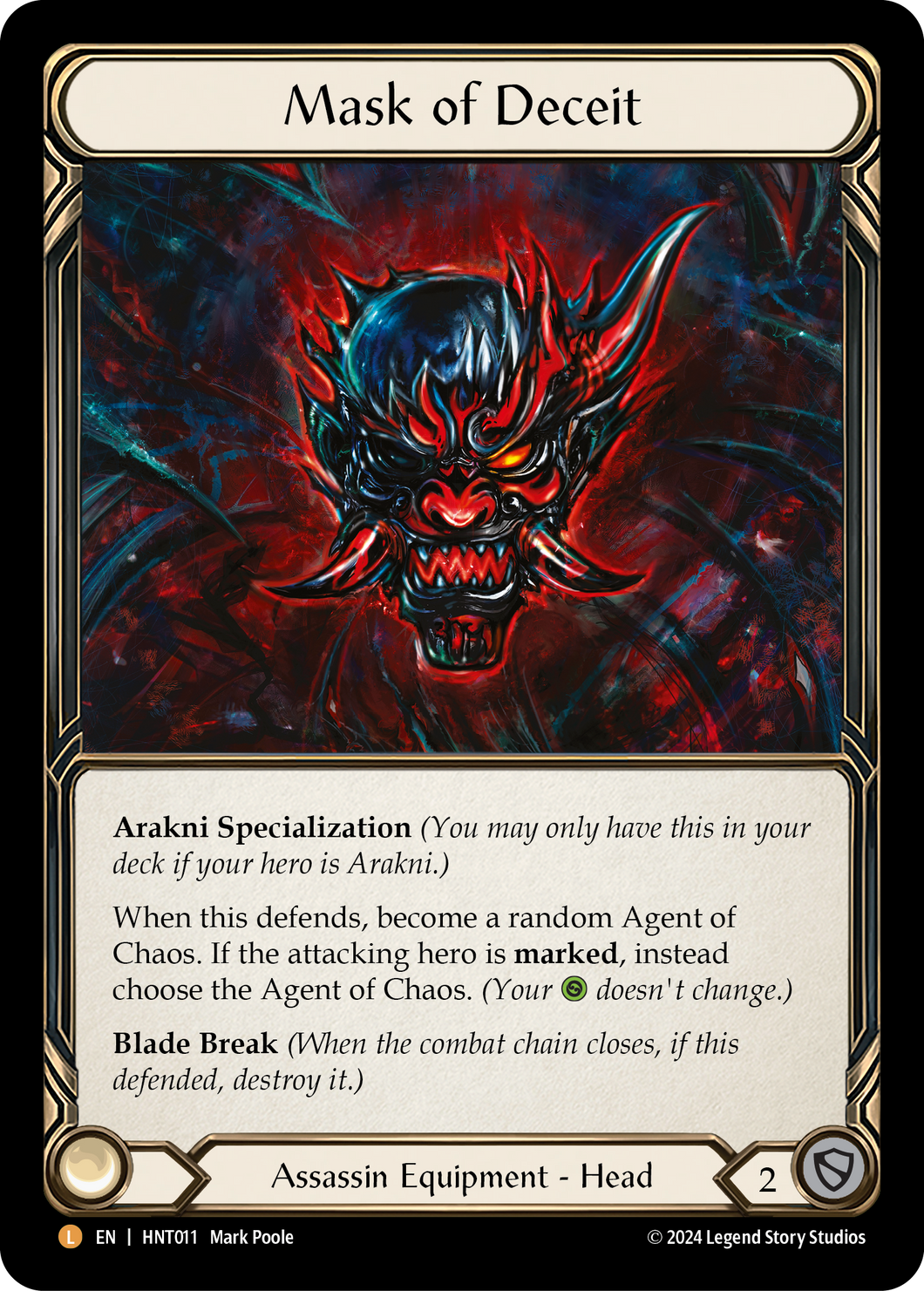 Mask of Deceit | Legendary [Rainbow Foil]