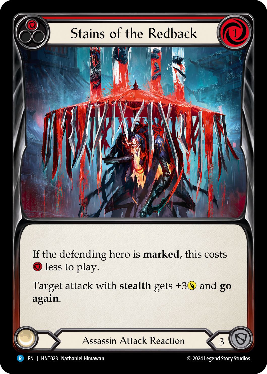 Stains of the Redback (Red) | Rare [Rainbow Foil]