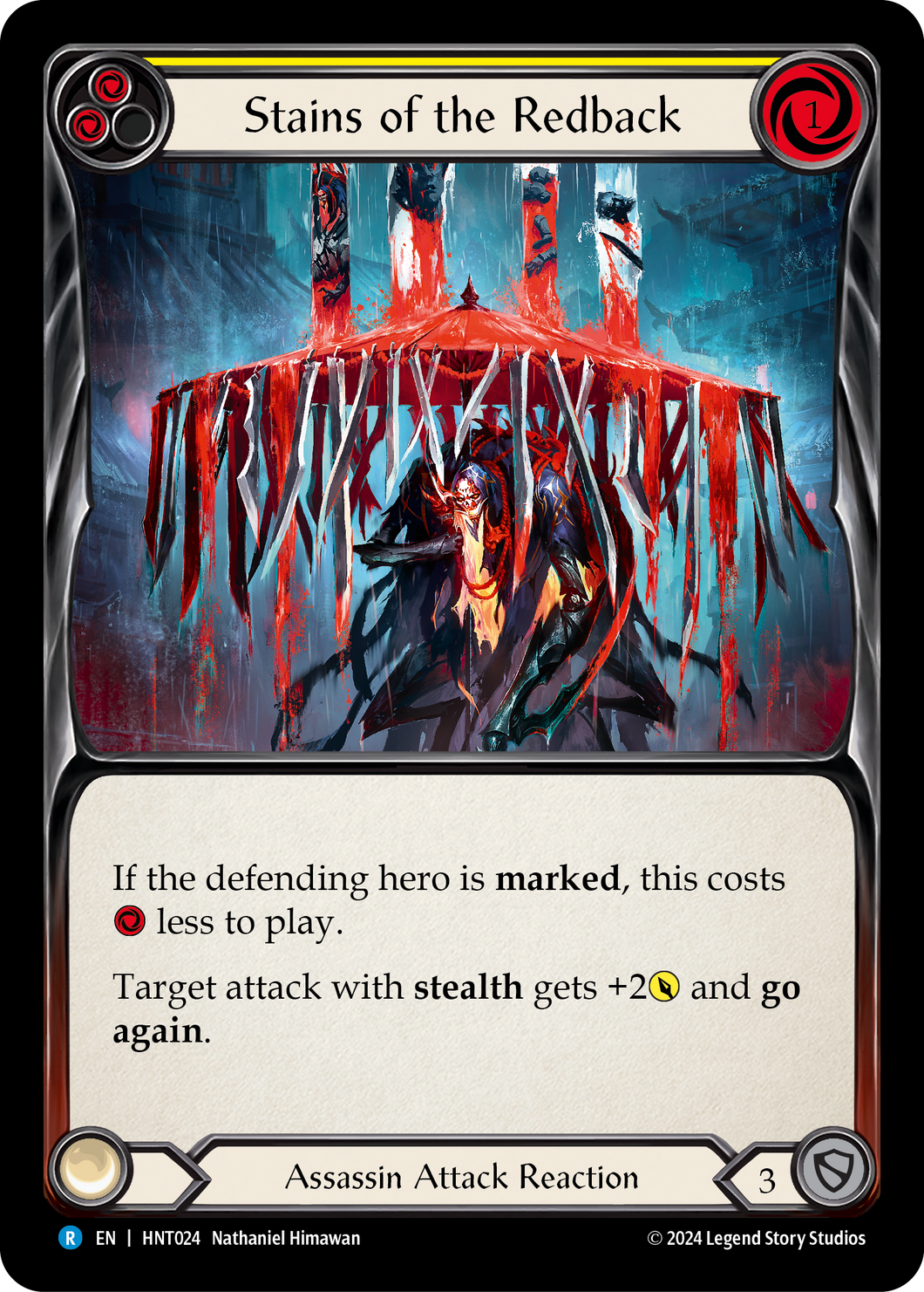 Stains of the Redback (Yellow) | Rare [Rainbow Foil]