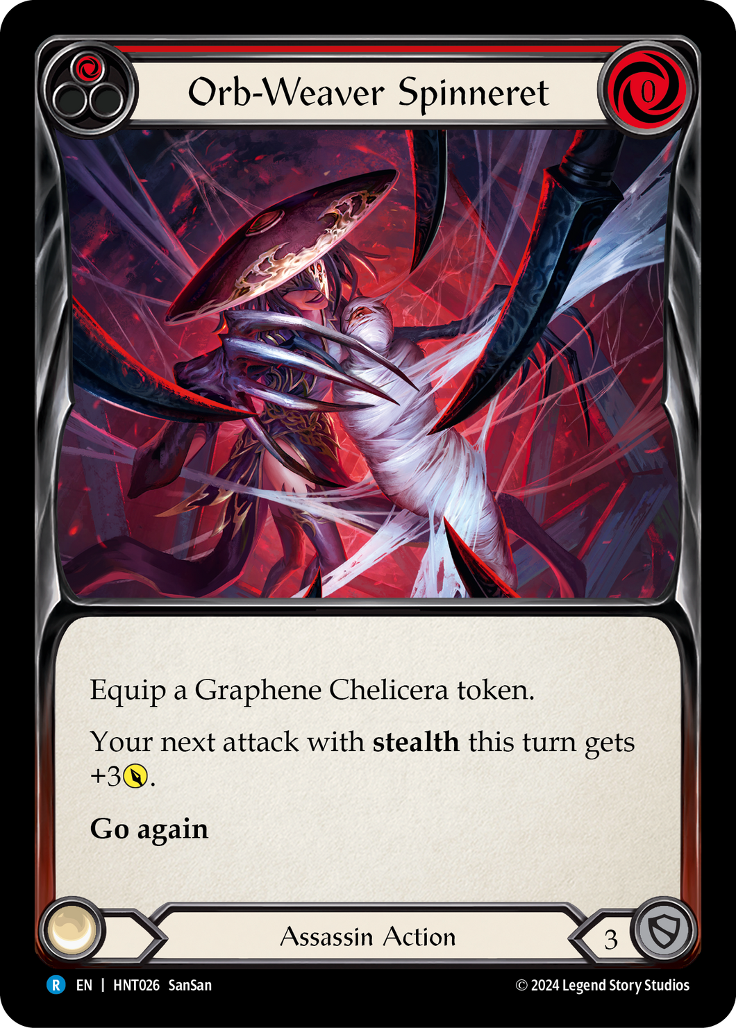 Orb-Weaver Spinneret (Red) | Rare [Rainbow Foil]