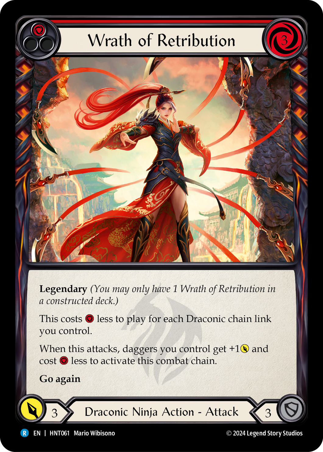 Wrath of Retribution (Red) | Rare [Rainbow Foil]