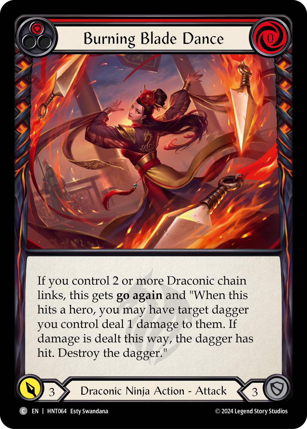 Burning Blade Dance (Red) | Common