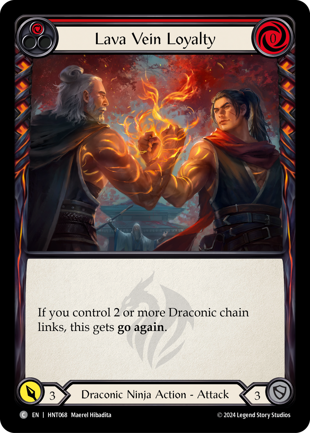 Lava Vein Loyalty (Red) | Common [Rainbow Foil]