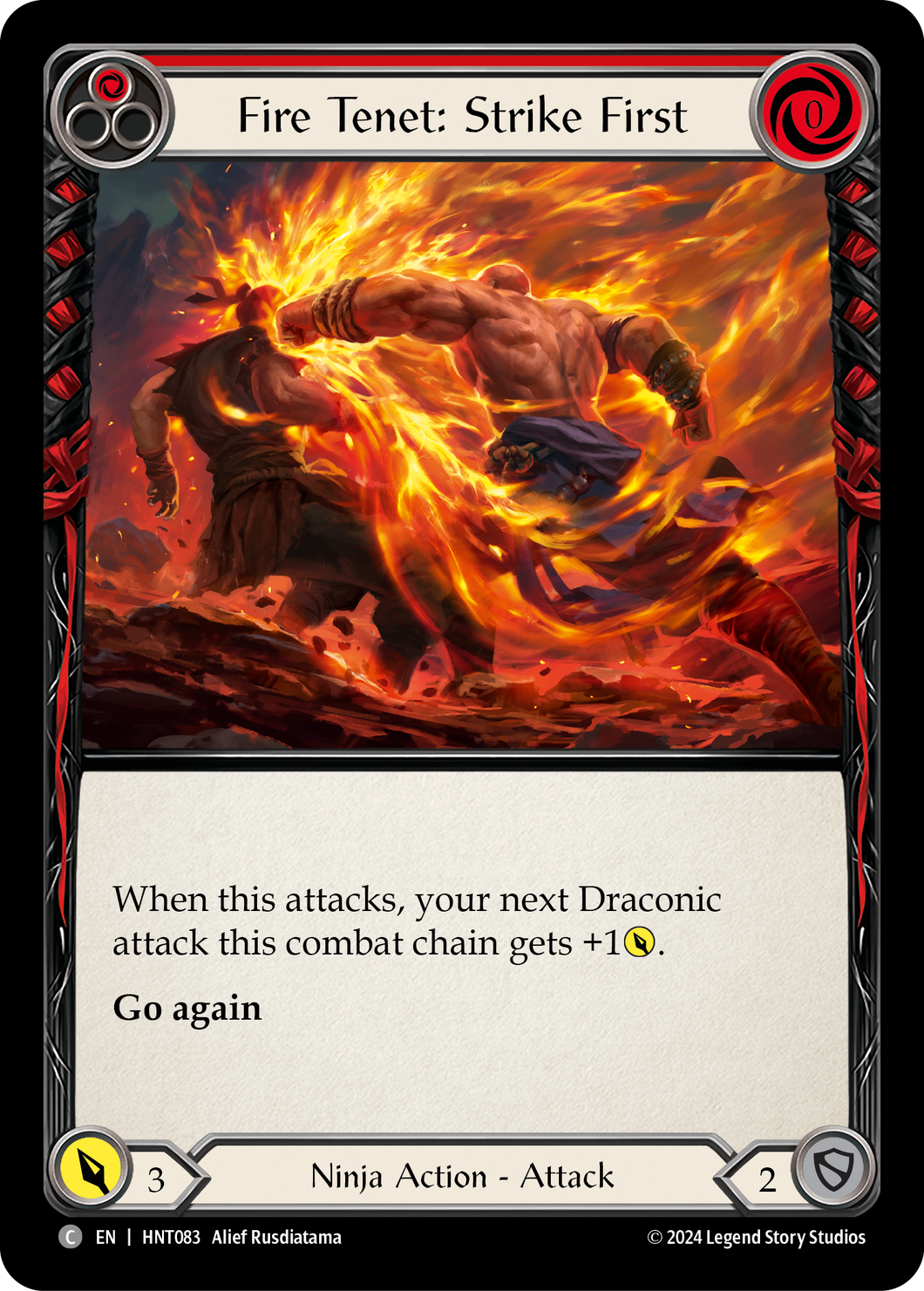 Fire Tenet: Strike First (Red) | Common