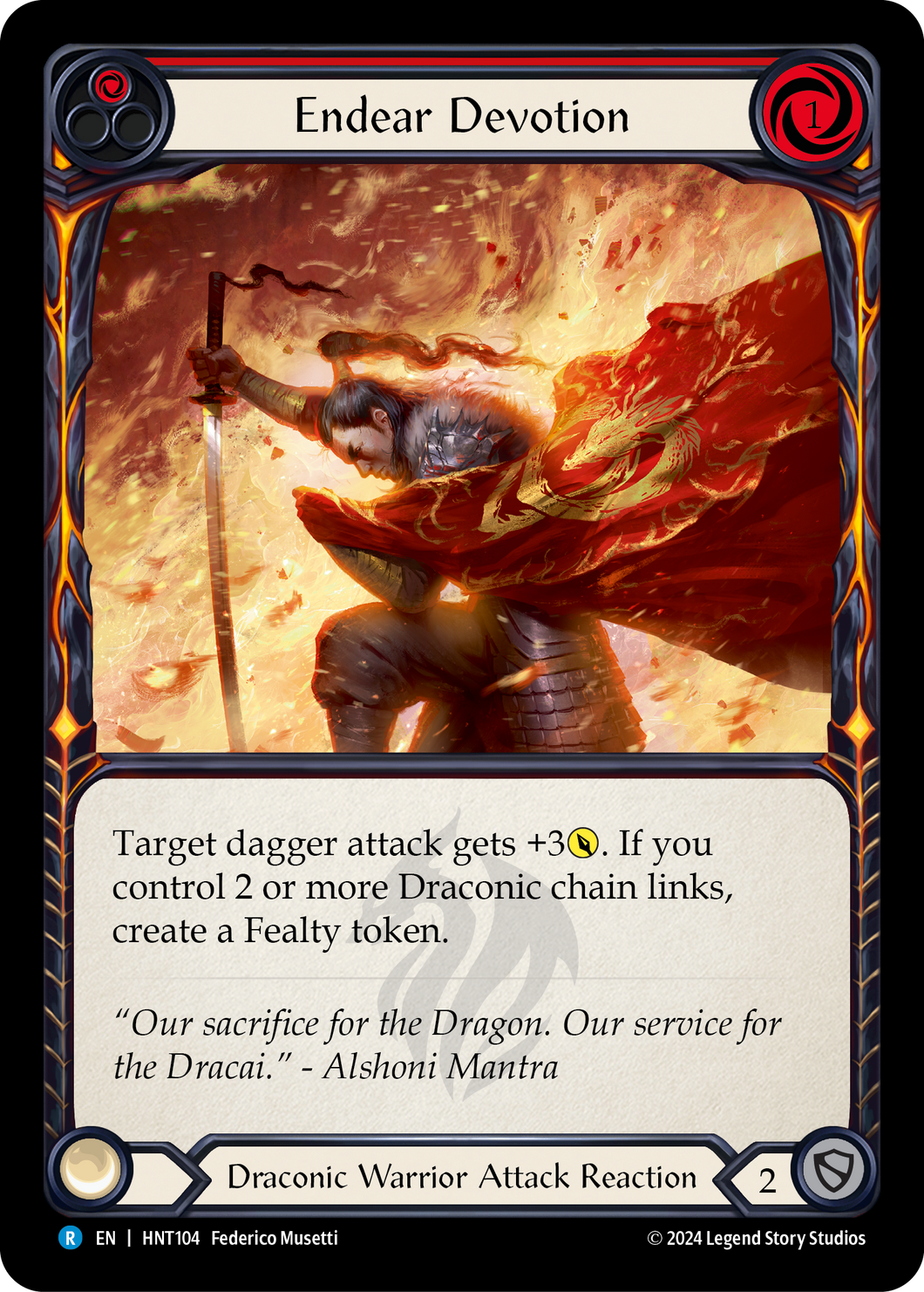 Endear Devotion (Red) | Common [Rainbow Foil]