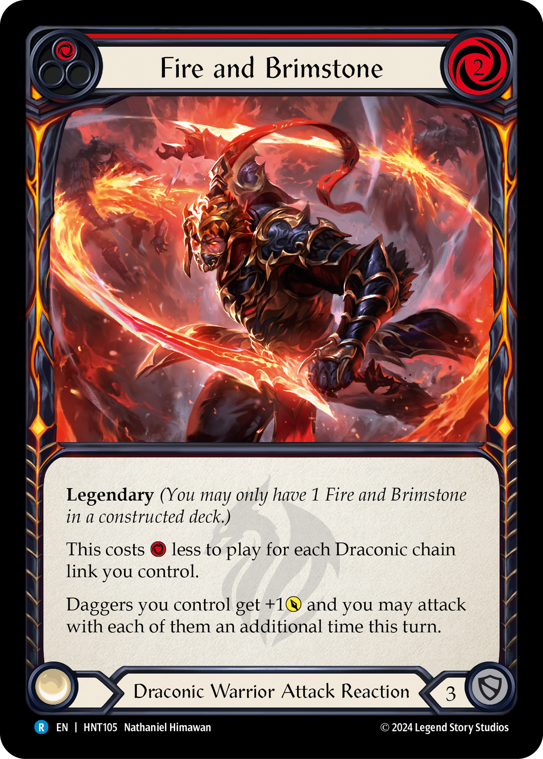 Fire and Brimstone (Red) | Rare [Rainbow Foil]