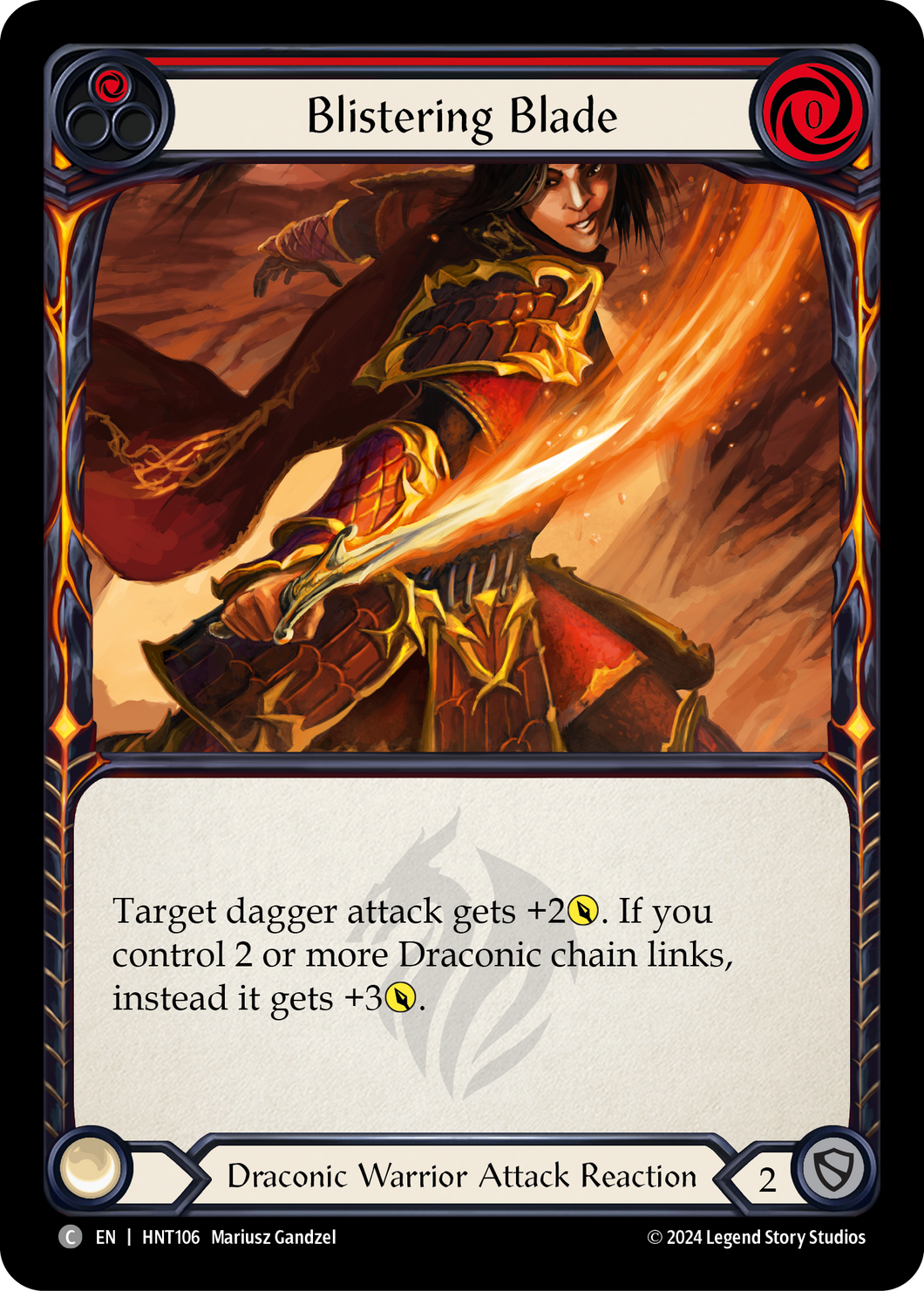 Blistering Blade (Red) | Common