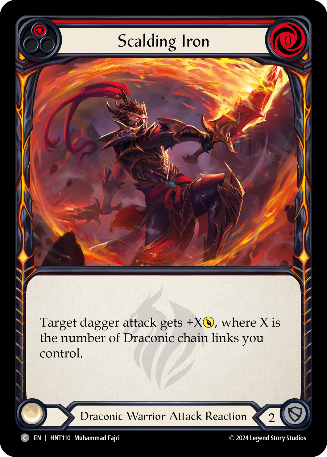 Scalding Iron (Red) | Common [Rainbow Foil]