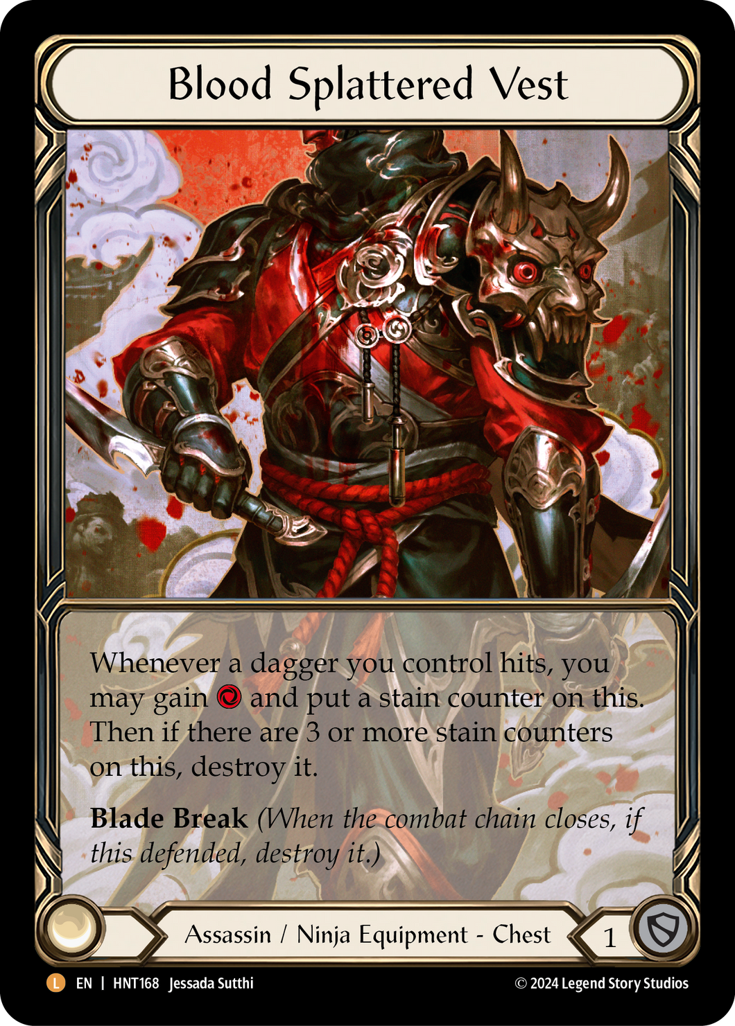 Blood Splattered Vest | Legendary [Extended Art Cold Foil]