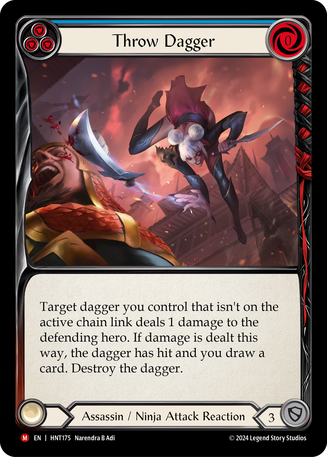 Throw Dagger | Majestic [Rainbow Foil]