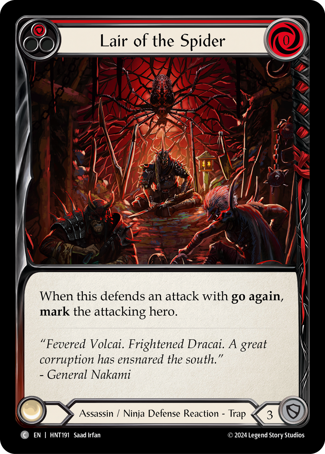 Lair of the Spider (Red) | Common