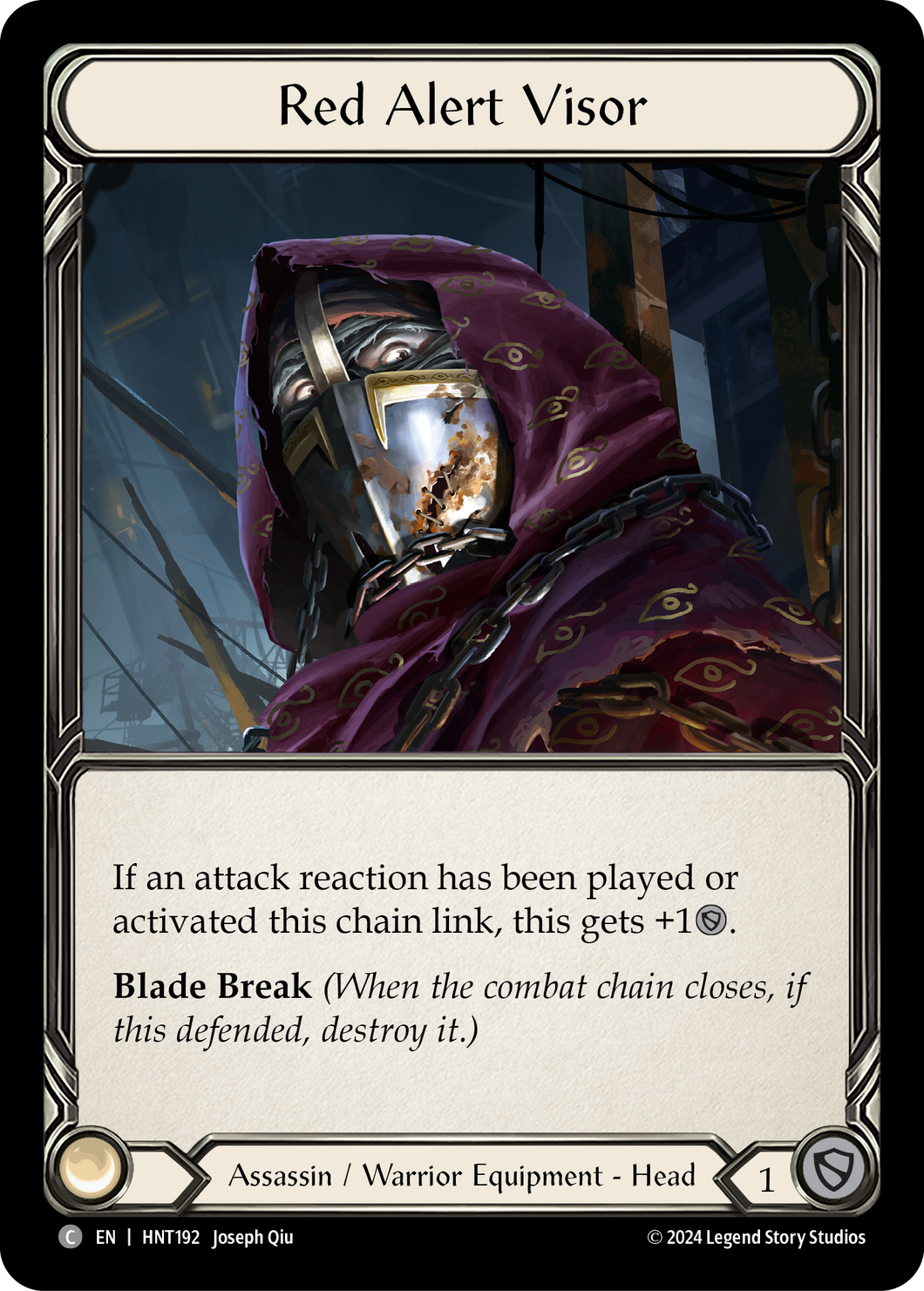 Red Alert Visor  | Common [Cold Foil]