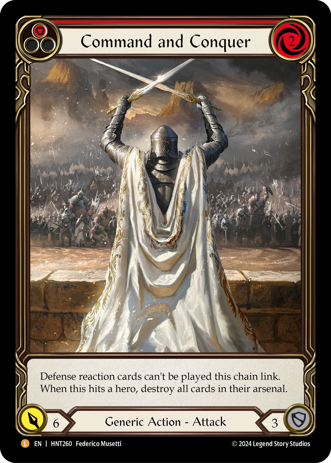 Command and Conquer | Legendary [Extended Art Rainbow Foil Command and Conquer | Legendary [Extended Art Rainbow Foil