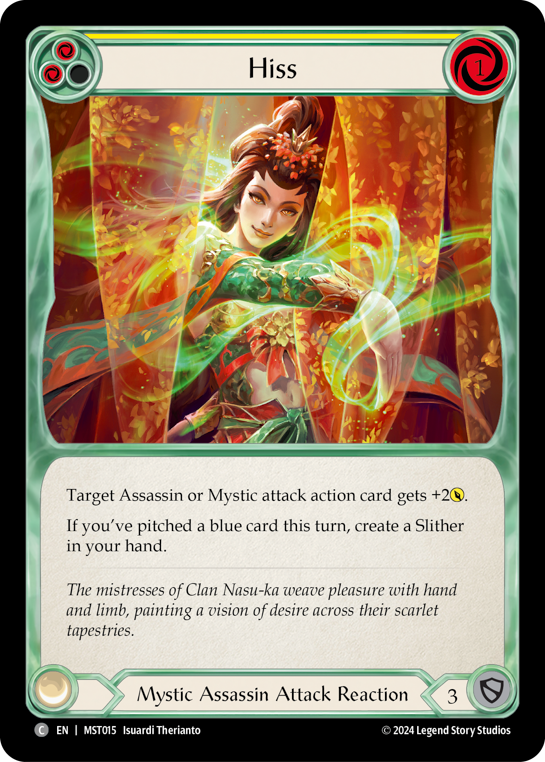 Hiss (Yellow) | Common [Rainbow Foil]