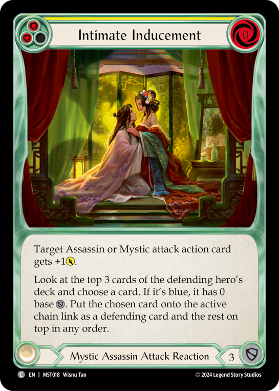 Intimate Inducement (Yellow) | Common [Rainbow Foil]