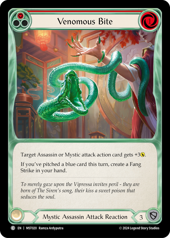 Venomous Bite (Red) | Common [Rainbow Foil]