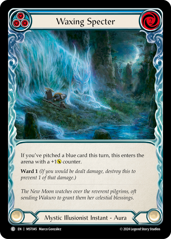 Waxing Specter (Blue) | Common [Rainbow Foil]