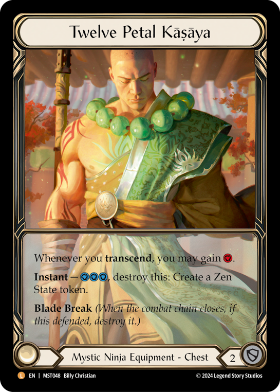 Twelve Petal Kāṣāya | Legendary [Cold Foil]