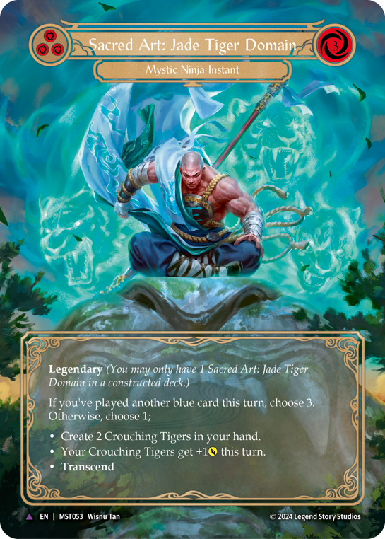 Sacred Art: Jade Tiger Domain // Inner Chi | Marvel [Cold Foil]