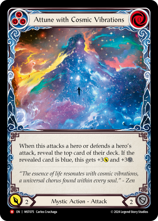 Attune with Cosmic Vibrations | Majestic [Rainbow Foil]