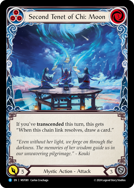 Second Tenet of Chi: Moon  | Rare [Rainbow Foil]